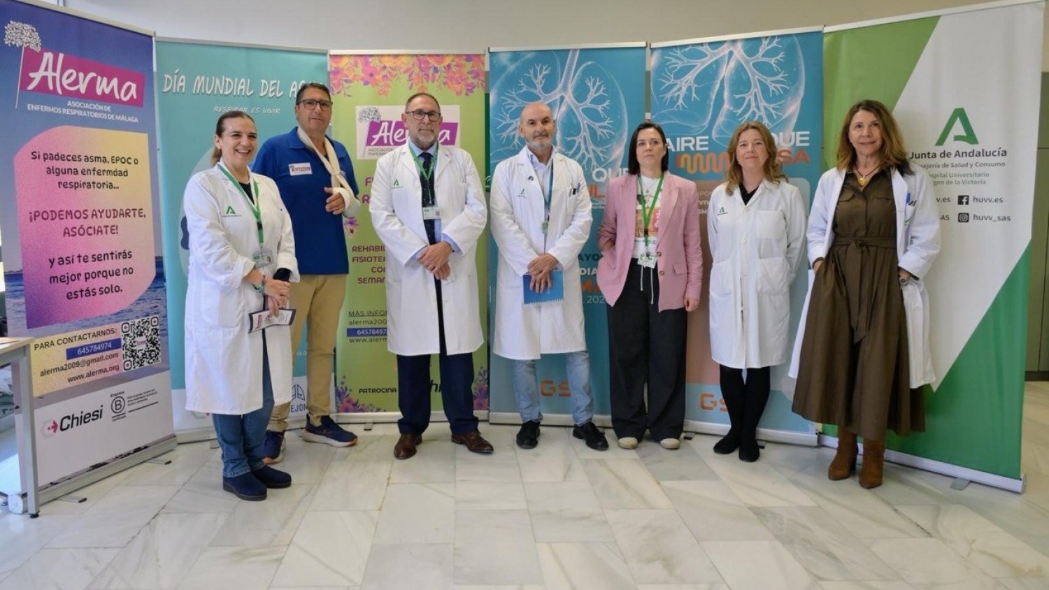 La unidad de asma grave del Hospital Clínico de Málaga recibe la certificación de excelencia de la SEPAR