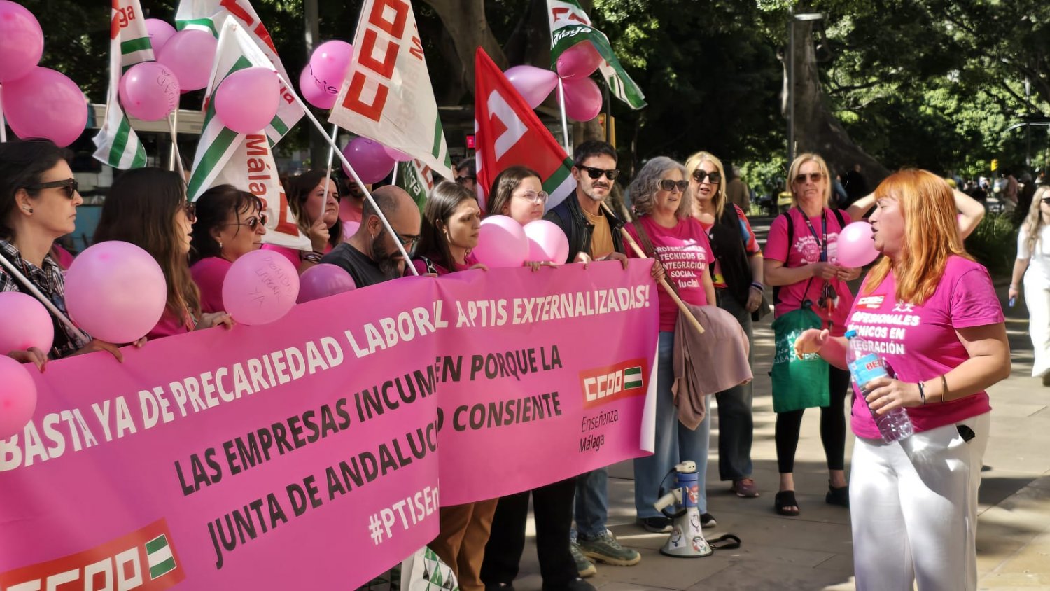 Segunda jornada de huelga del Personal Técnico de Integración Social de los centros educativos públicos