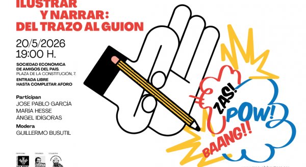 María Hesse, José Pablo García y Ángel Idígoras debaten sobre el crecimiento del cómic en una mesa redonda en Málaga