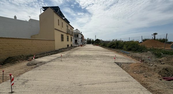 Progresan las obras de la primera fase de remodelación integral de las principales vías de Cancelada