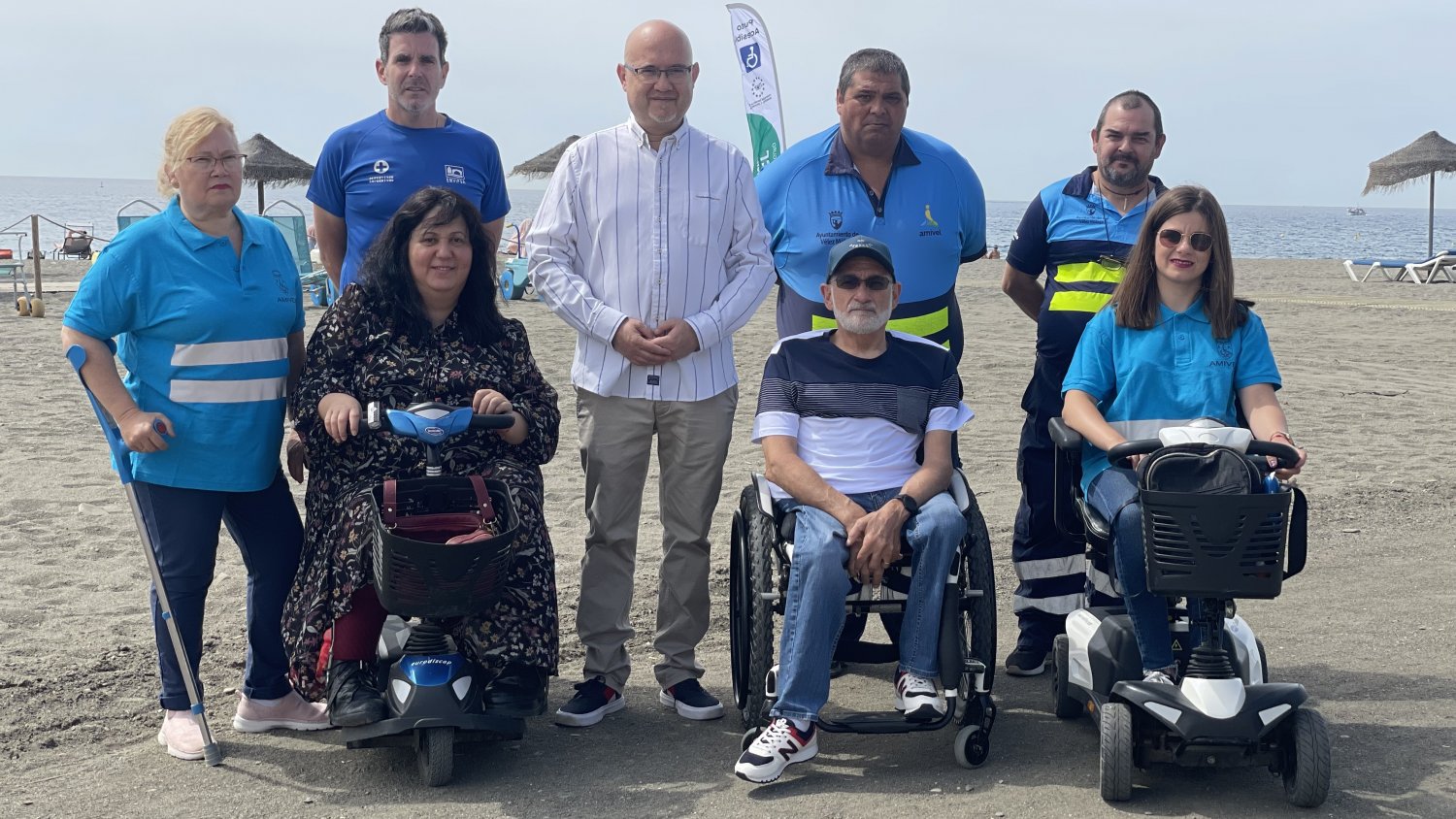 Vélez-Málaga vuelve a convertirse en un referente nacional en materia de playas accesibles y adaptadas