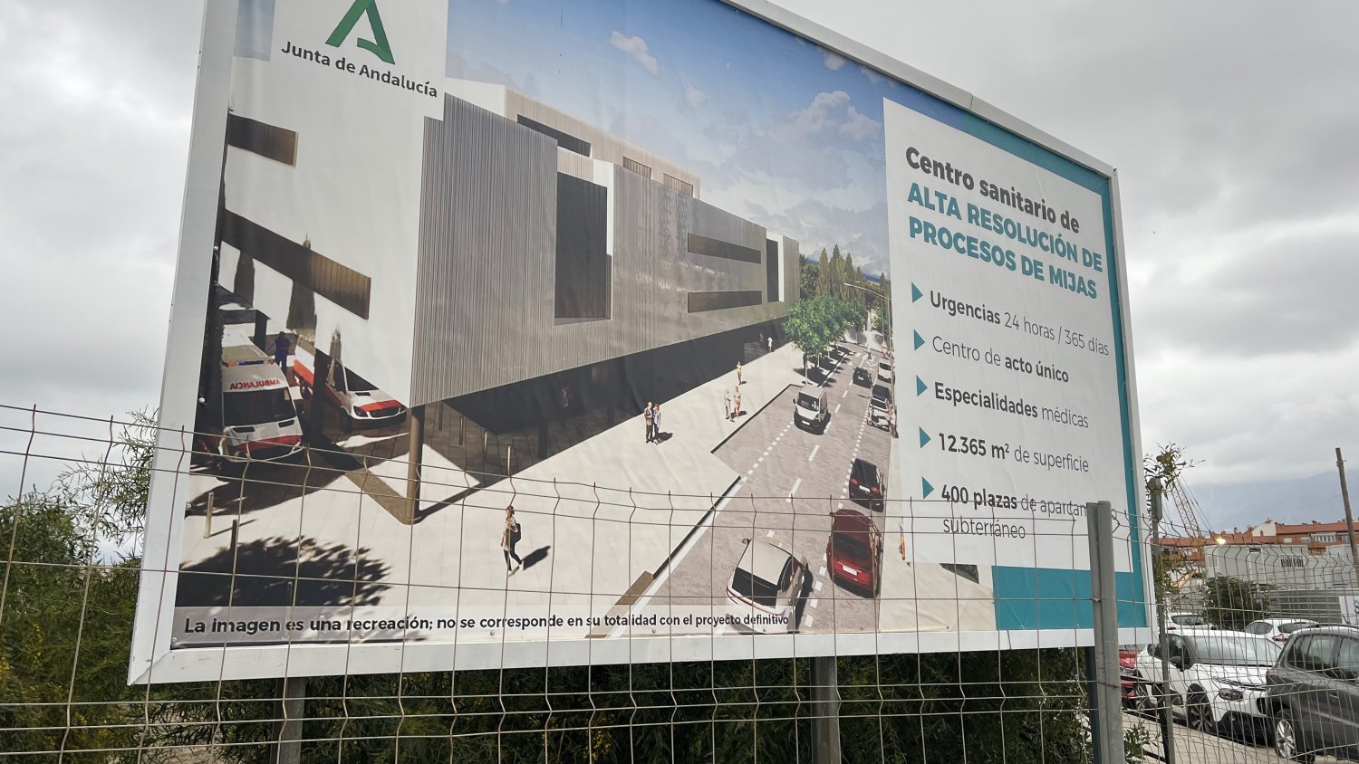El PSOE recrimina a Juanma Moreno y al PP que “entierren” el hospital de Mijas y las urgencias de La Cala 