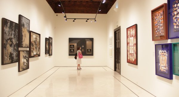 La antología íntima de Juana Francés en el museo Carmen Thyssen reúne a casi 35.000 personas