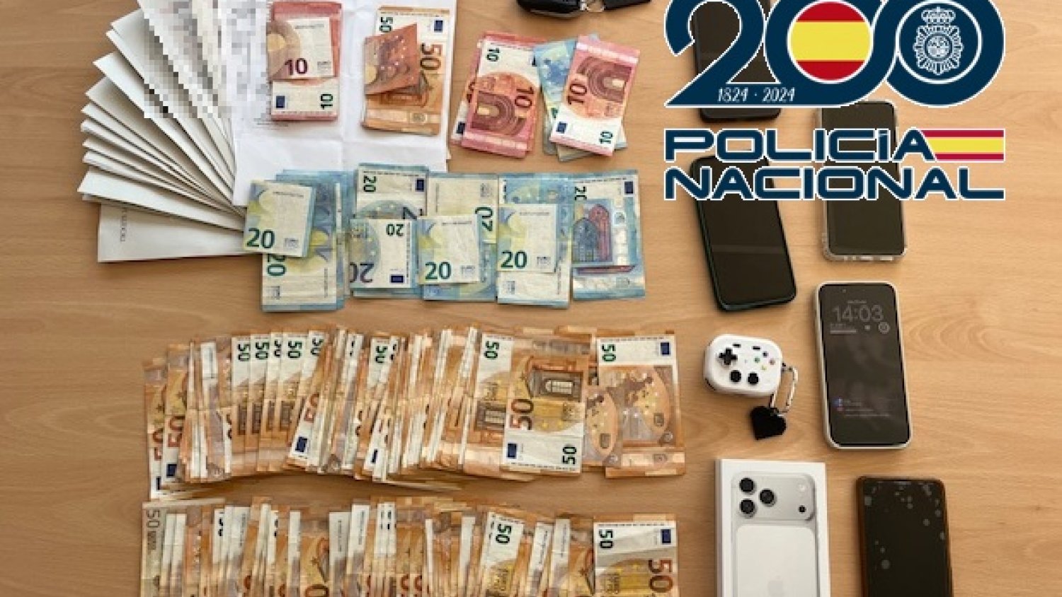 La Policía Nacional desarticula en Málaga una célula dedicada a estafas con cargos fraudulentos en cuentas bancarias 
