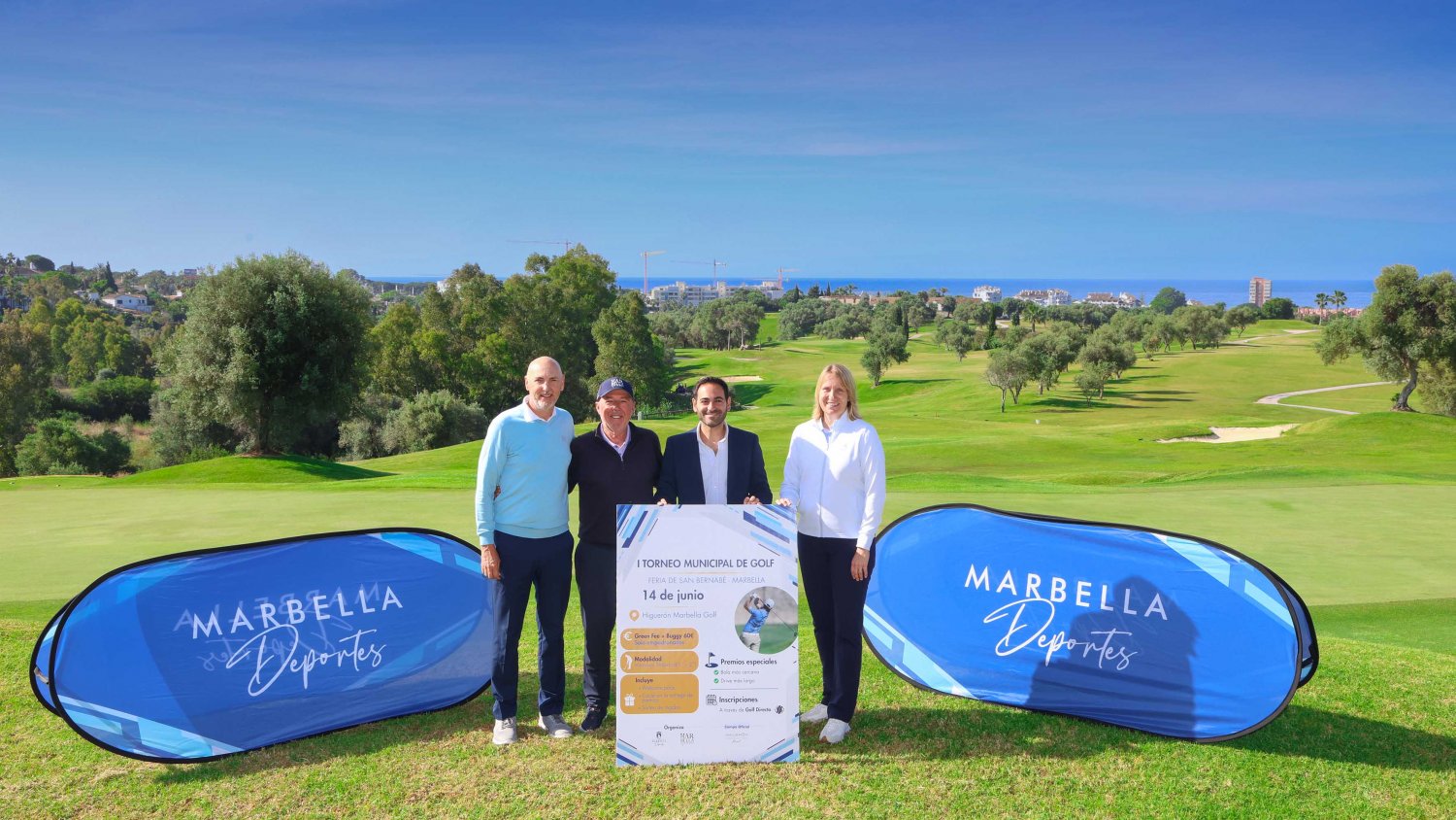 Marbella acogerá el 14 de junio el I Torneo Municipal de Golf de la Feria de San Bernabé con 120 plazas