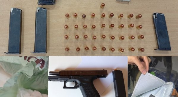 La Policía Nacional incauta dos pistolas y más de 50 cartuchos en dos operativos antidroga en Málaga 