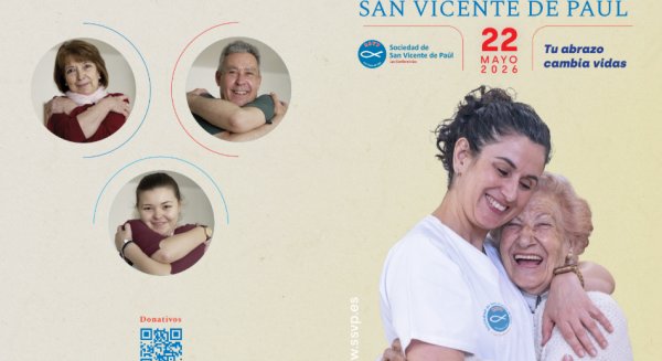 La Sociedad de San Vicente de Paúl impulsa en Málaga la campaña “Tu abrazo cambia vidas” con diversas actividades