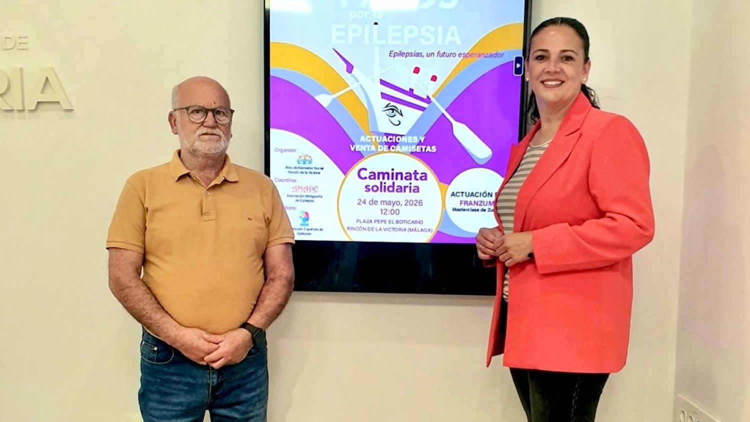 Rincón de la Victoria acoge la caminata solidaria 'Un millón de pasos por la epilepsia' el 24 de mayo