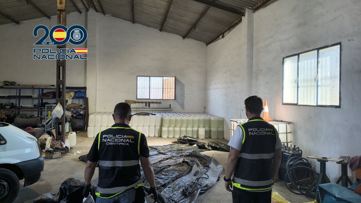 La Policía Nacional detiene a dos personas en un dispositivo antidroga en la Axarquía
