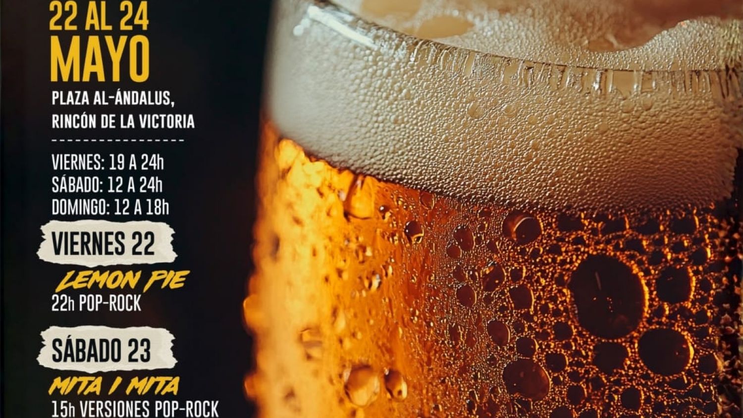 Rincón de la Victoria acoge una nueva edición de Birra & Art con más de 35 grifos de cerveza artesanal e internacional