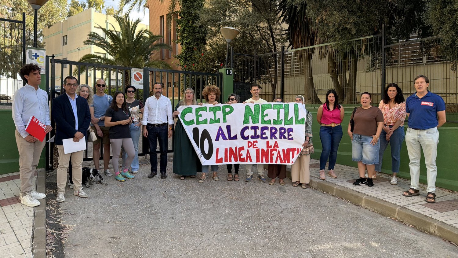 El PSOE solicita a la Junta que desista de suprimir la línea de infantil del CEIP Neill y frene el “maltrato educativo”