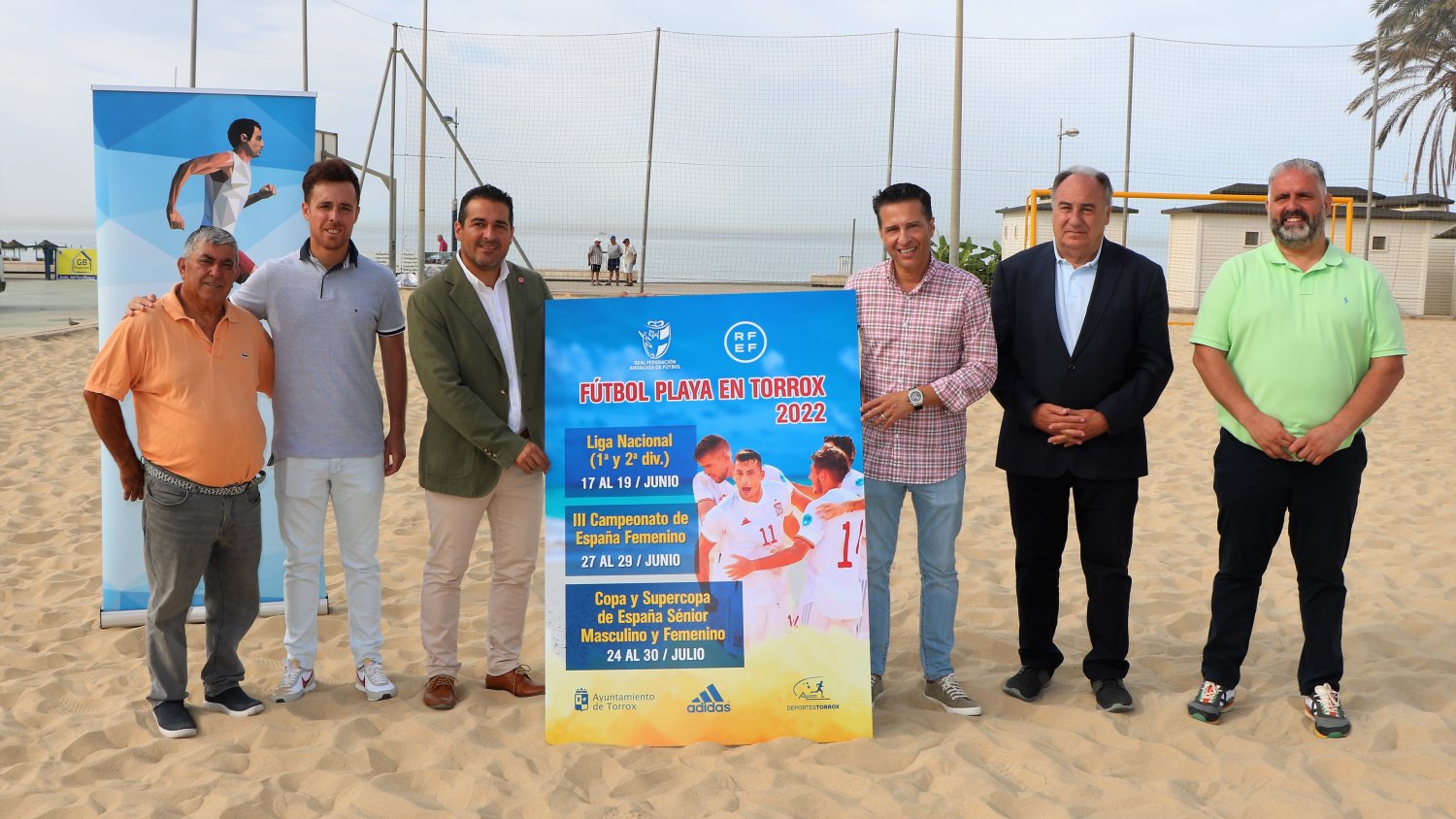 Torrox ofrece sus instalaciones para albergar las competiciones nacionales de fútbol playa