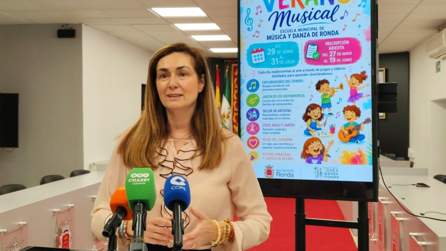 El Ayuntamiento de Ronda abre el plazo de matriculación de la oferta de verano de la Escuela Municipal de Música y Danza