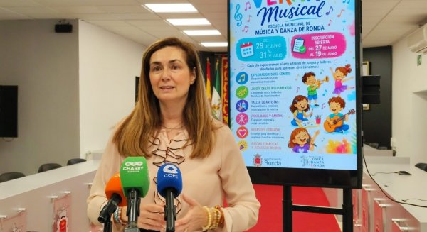 El Ayuntamiento de Ronda abre la matrícula de la oferta de verano de la Escuela Municipal de Música y Danza hasta el 19 de junio