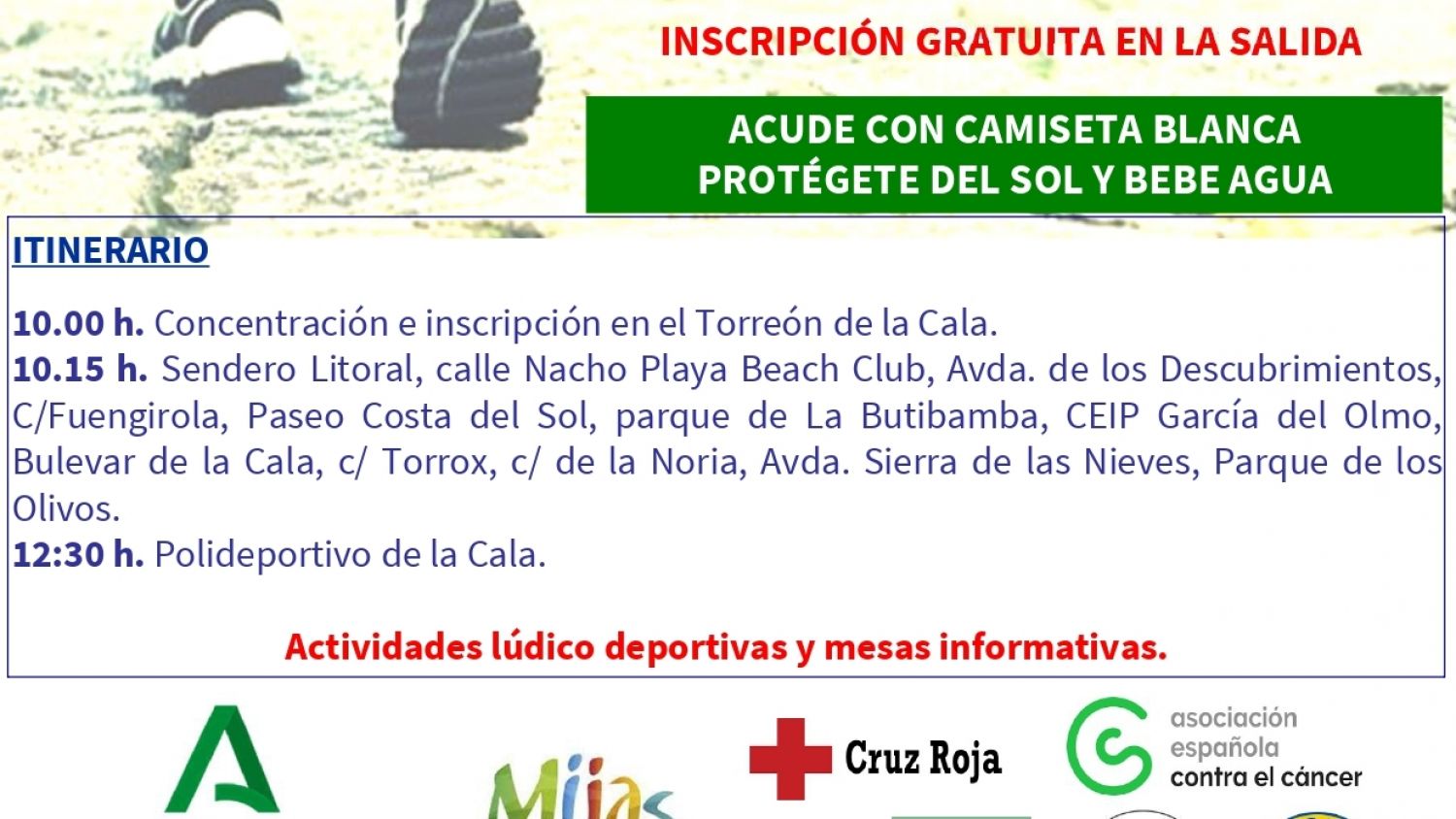 Mijas celebrará el Día Mundial contra el Tabaco con dos caminatas dirigidas a estudiantes