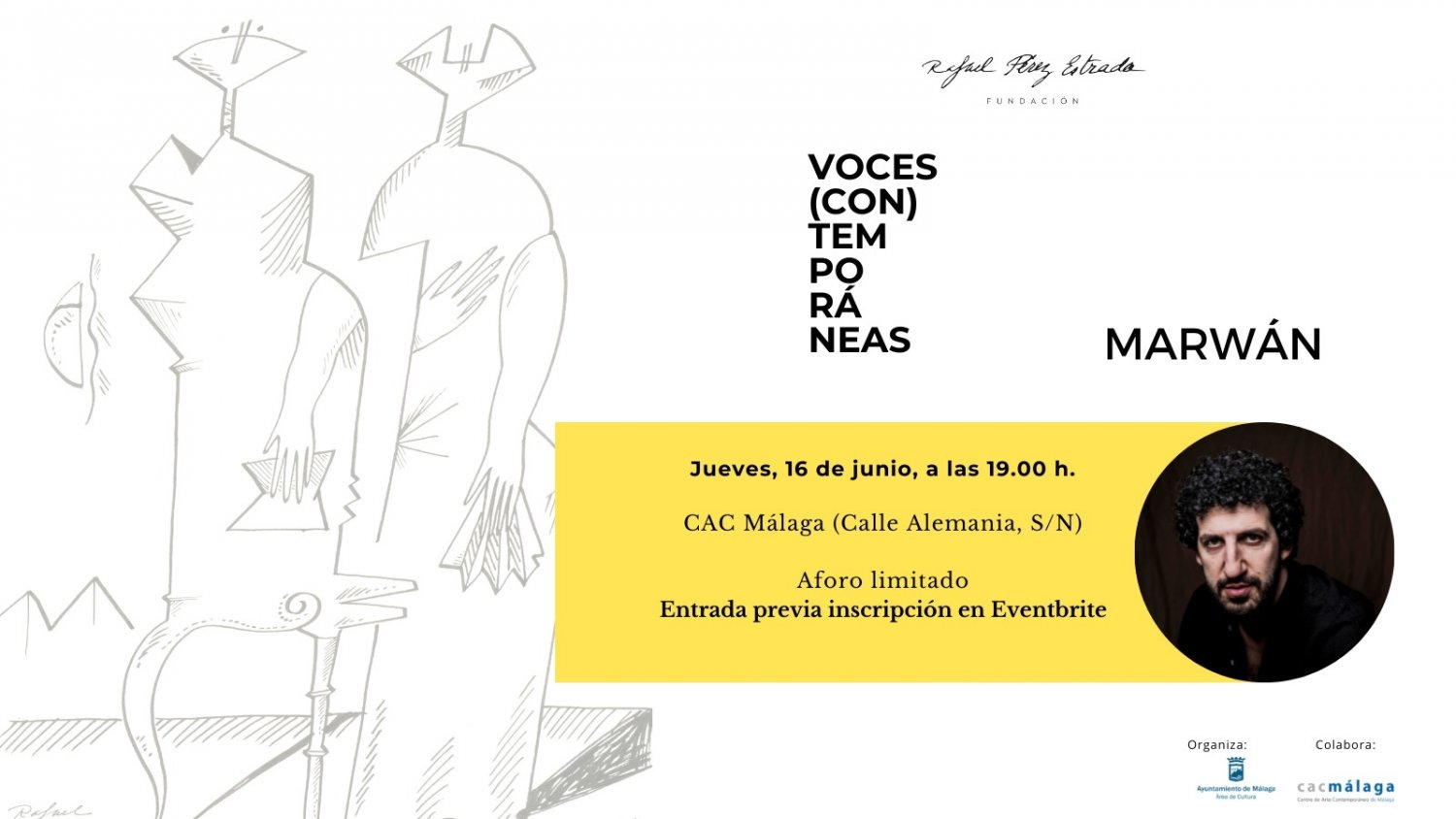 El cantautor y poeta Marwán visita este jueves Málaga de la mano de la Fundación Rafael Pérez Estrada