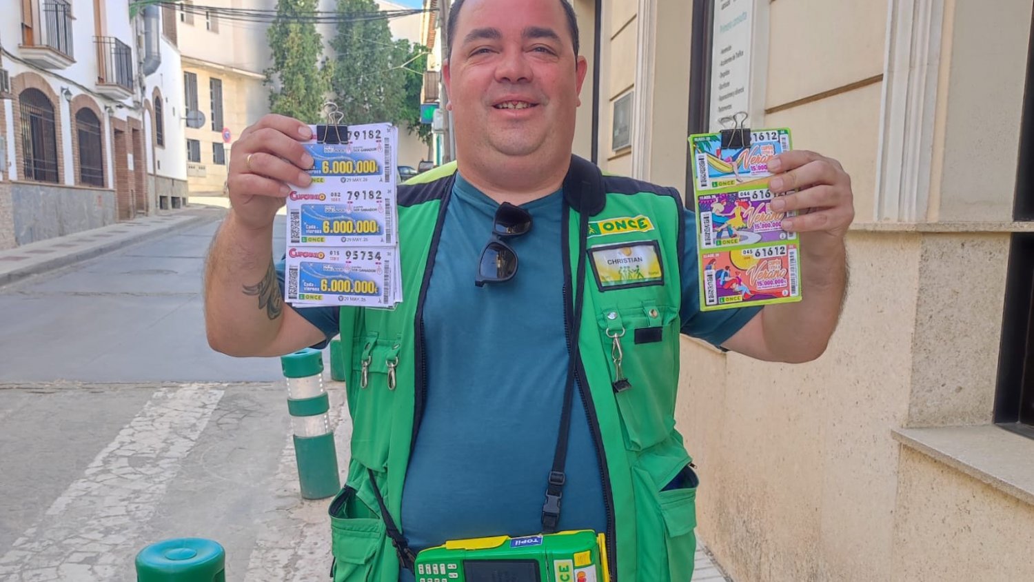 Un premio de la ONCE reparte 350.000 euros en Antequera