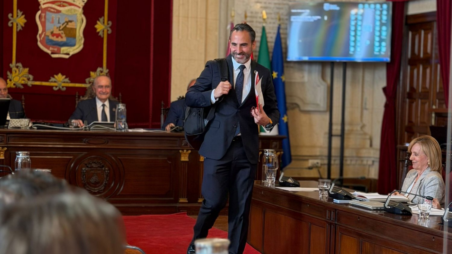 Daniel Pérez se despide como portavoz del PSOE en Málaga tras dar el salto al Parlamento andaluz