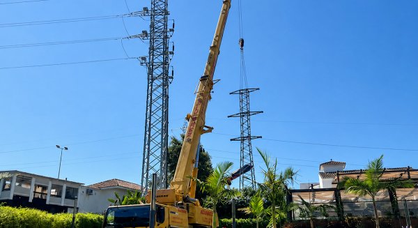 El Ayuntamiento de Marbella retira seis torres de alta tensión y sotierra dos kilómetros de cableado en Nueva Andalucía