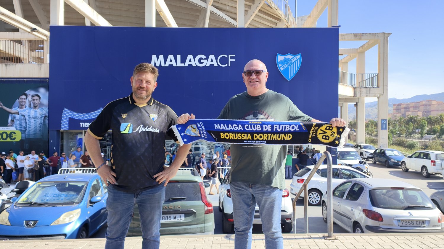 Sguiglia invita al alcalde a impulsar una iniciativa para instalar pantallas gigantes para la afición del Málaga CF