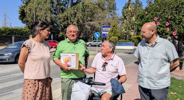 Morillas denuncia el “atasco” en Guadalmar y exige un plan integral de movilidad y aparcamientos disuasorios