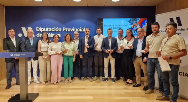 La Diputación facilita planes de Protección Civil a 12 municipios para prevenir y actuar ante emergencias