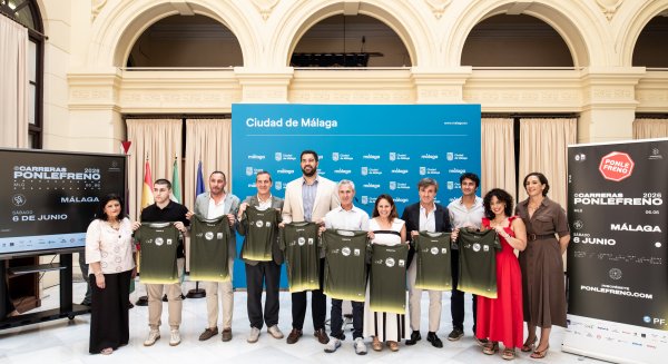 Málaga presenta la carrera ‘PONLE FRENO’ que se celebrará este sábado en el Puerto