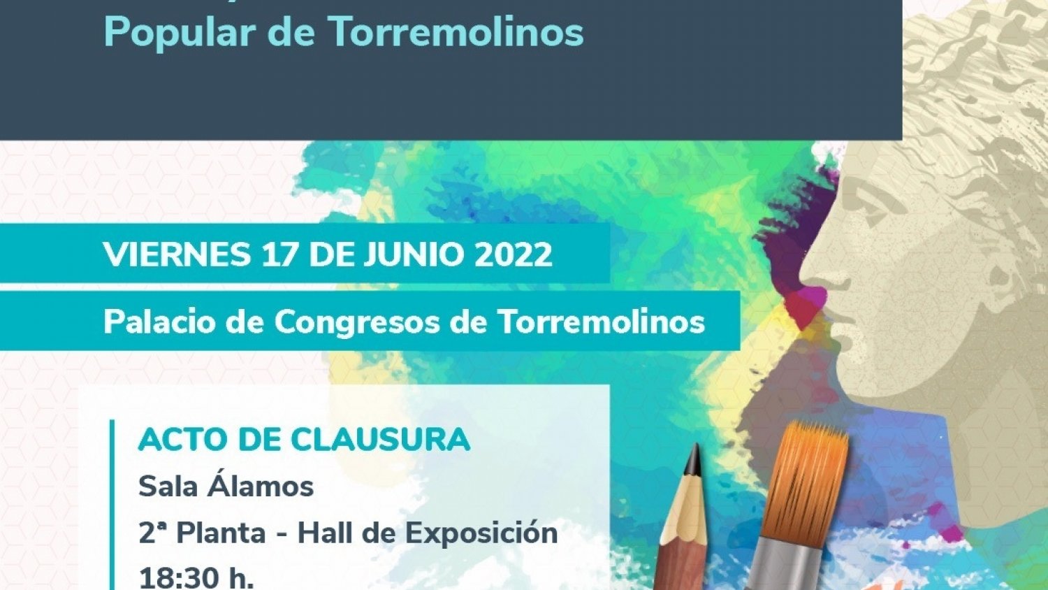 El curso 2021/22 de la Universidad Popular de Torremolinos se clausura con la muestra de los talleres