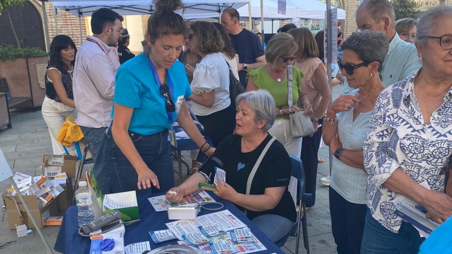 Profesionales sanitarios de Archidona celebran la Feria de la Salud 2026