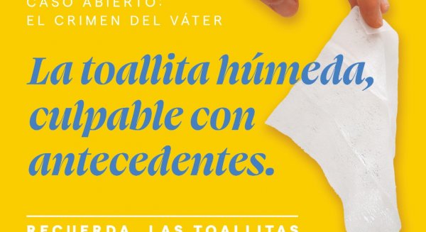 Emasa impulsa una nueva campaña de concienciación para evitar que las toallitas higiénicas sean arrojadas al inodoro
