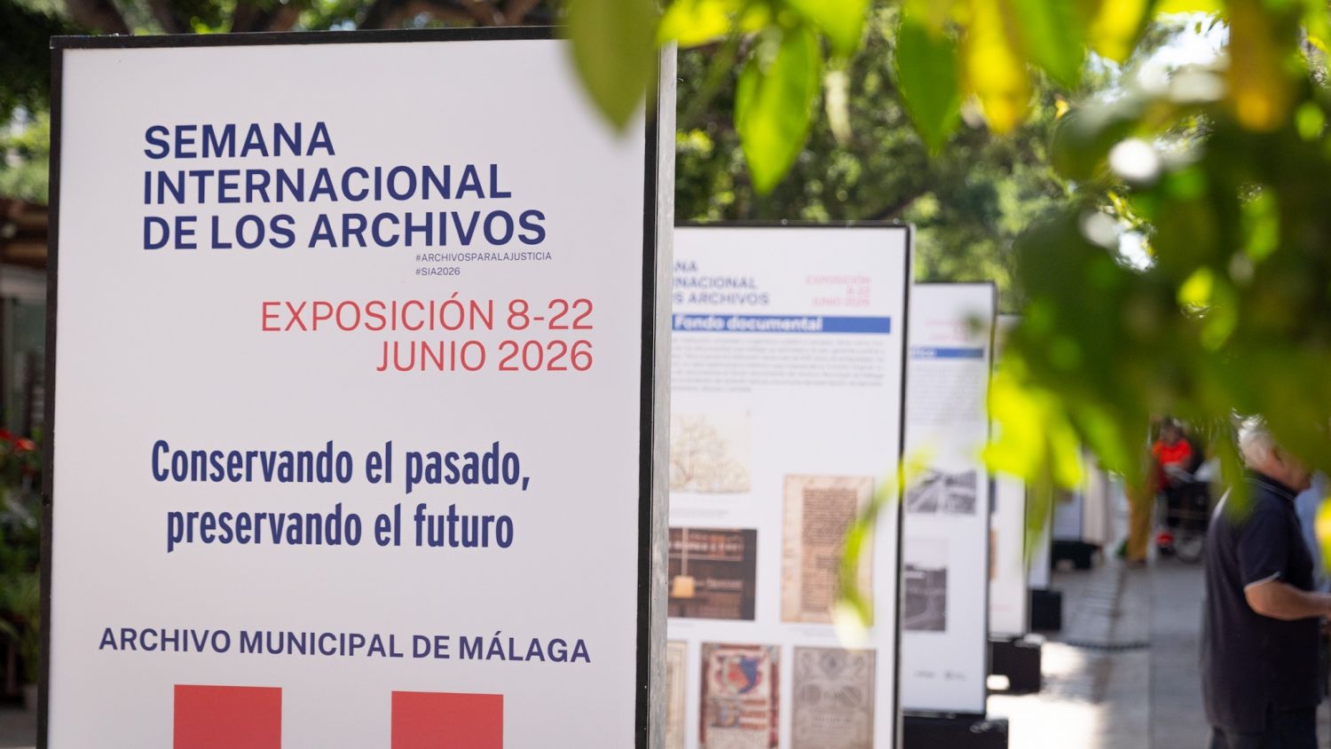 La Alameda Principal acoge la exposición “Conservando el pasado, preservando el futuro” 