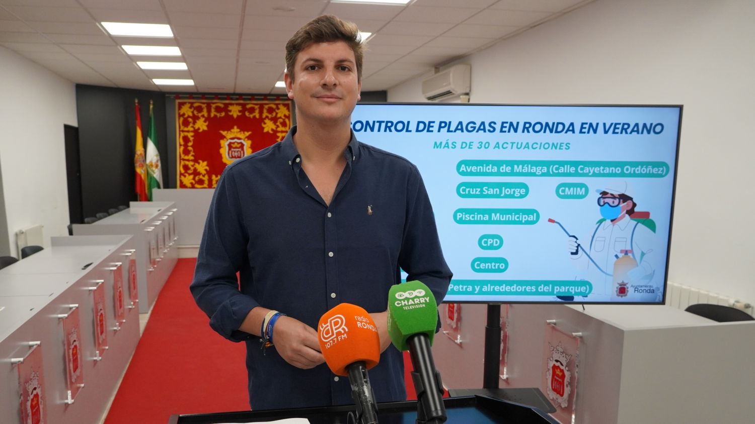 El Ayuntamiento de Ronda inicia una campaña especial de control de plagas que se prolongará durante todo el verano