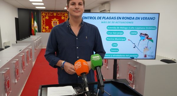 El Ayuntamiento de Ronda inicia una campaña especial de control de plagas que se prolongará durante todo el verano