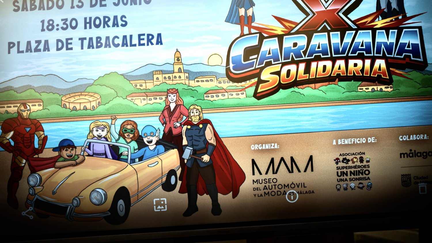 La X Caravana Solidaria recorrerá Málaga para llevar sonrisas a niños hospitalizados