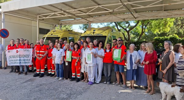 El 061 programa una concentración de rechazo por la agresión a una enfermera de emergencias