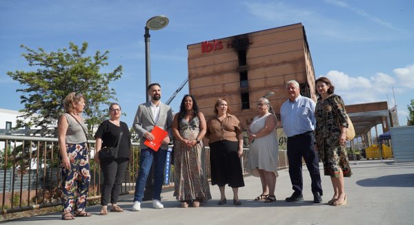 El PSOE solicita un plan especial de prevención y seguridad para el Centro Histórico tras el incendio del Ibis