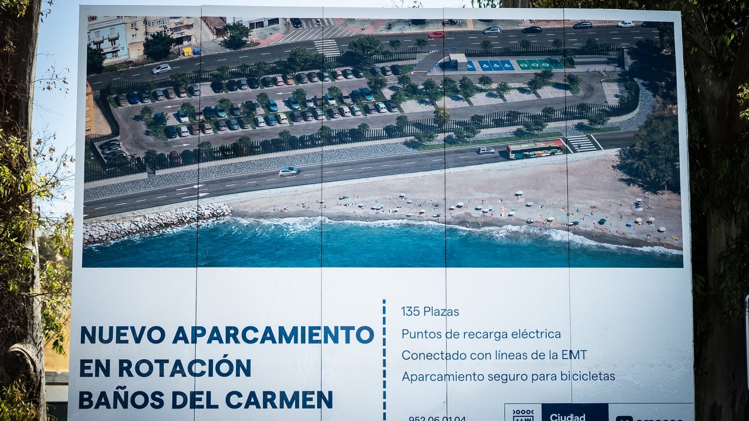Málaga impulsa un aparcamiento en rotación en el distrito Este con 135 plazas y conexión con la EMT