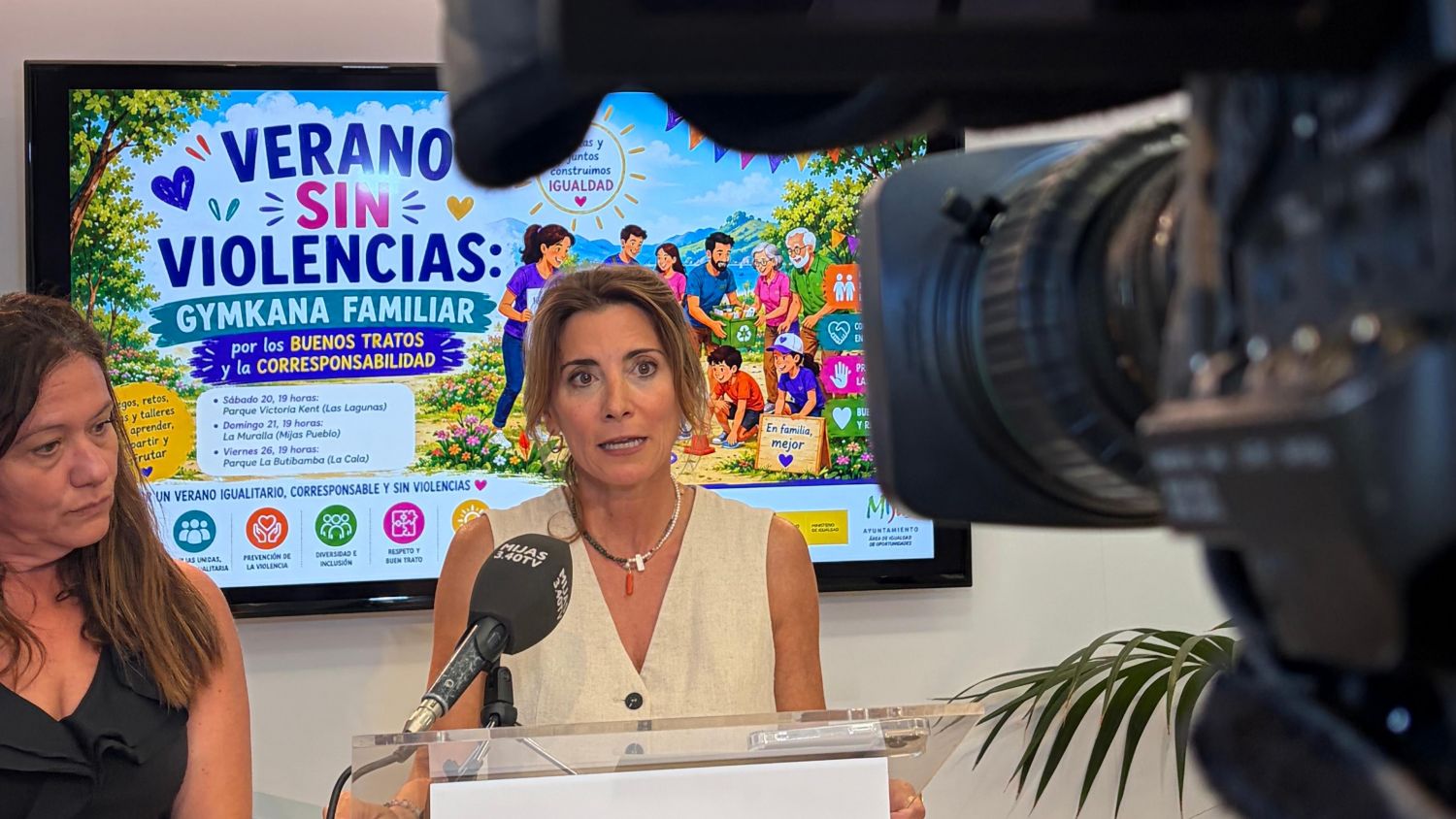 Mijas celebra gymkanas familiares para fomentar la conciliación, la igualdad en el ámbito doméstico y la corresponsabilidad 