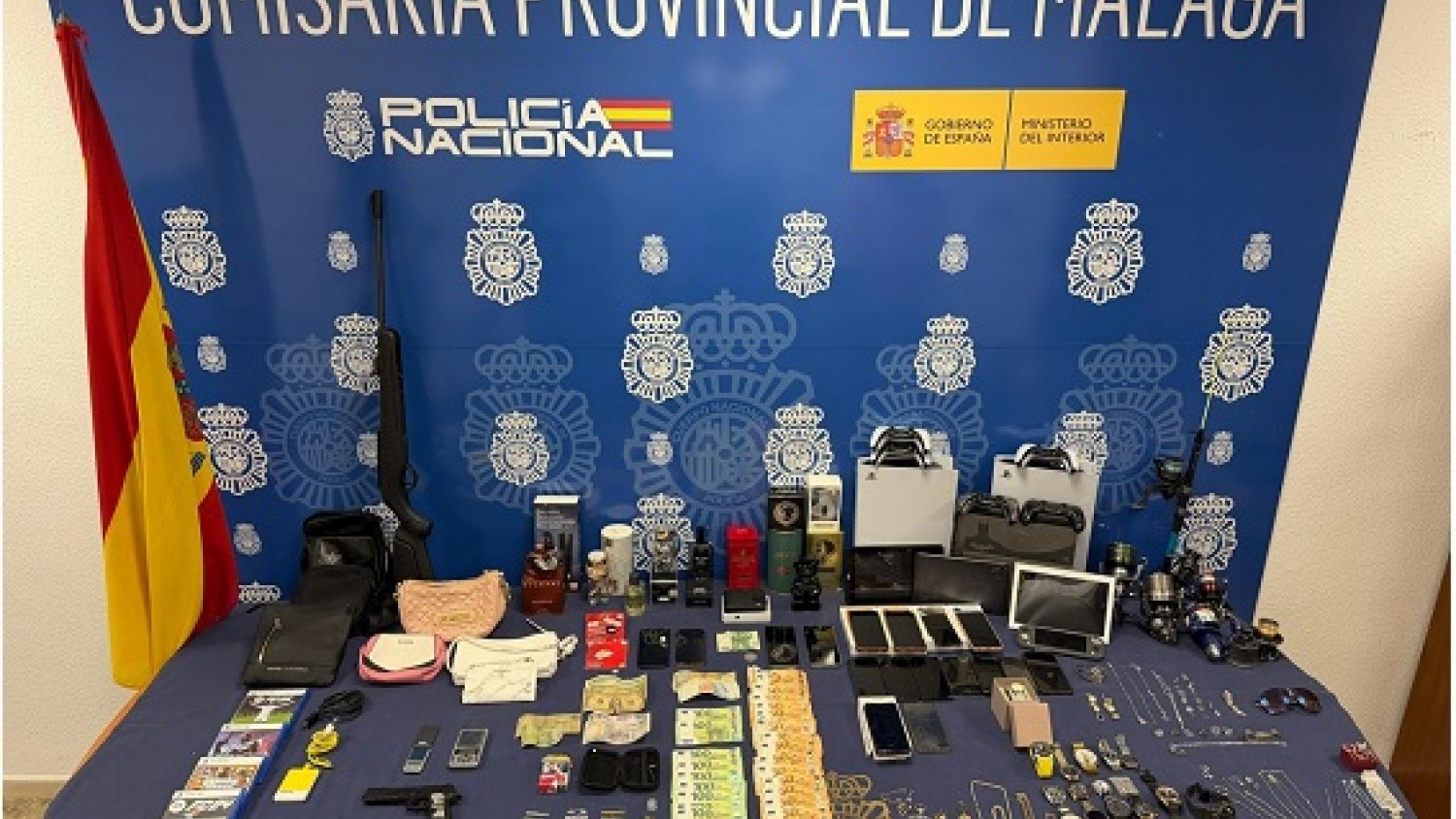 Desarticulado en Málaga un grupo criminal especializado en la comisión de robos con fuerza en domicilios habitados
