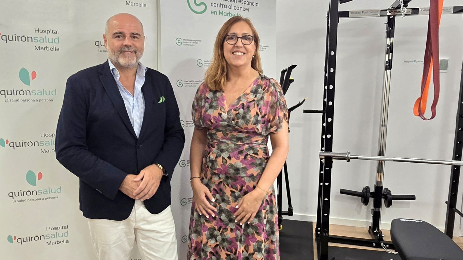 La Asociación Española Contra el Cáncer de Marbella estrena gimnasio con el apoyo de la Fundación Quirónsalud y el Hospital Quirónsalud Marbella