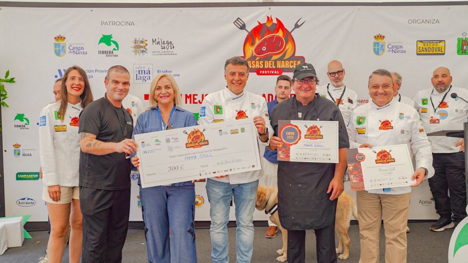 Sabor a Málaga lleva la gastronomía provincial al Festival Brasas del Narcea junto a ocho empresas productoras
