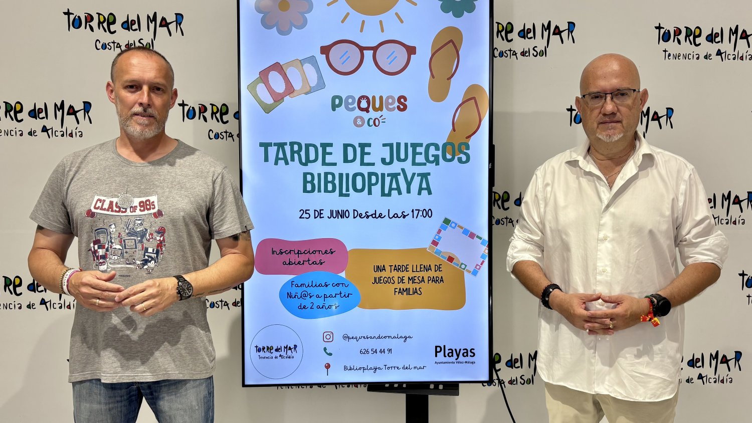 La Biblioplaya de Torre del Mar acoge una 'Tarde de Juegos' familiar el 25 de junio