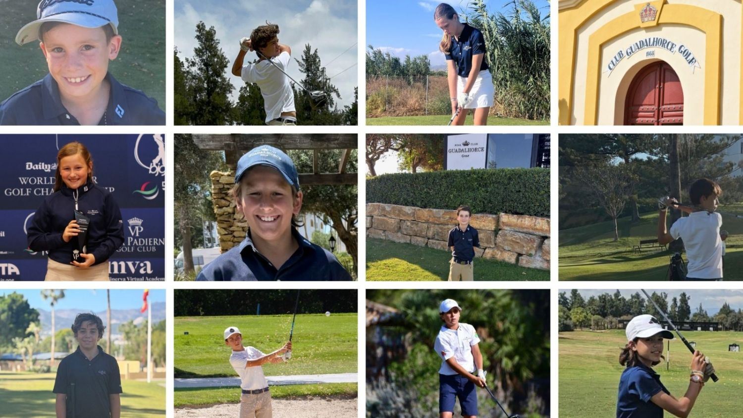15 jóvenes golfistas del Real Guadalhorce representarán al club en el Campeonato de España
