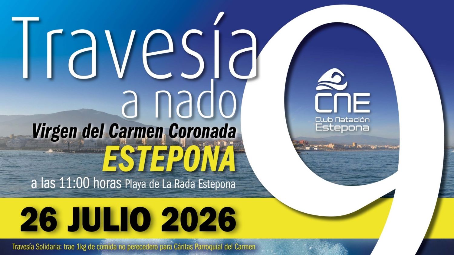 Abiertas las inscripciones de la IX Travesía a Nado Virgen del Carmen Coronada