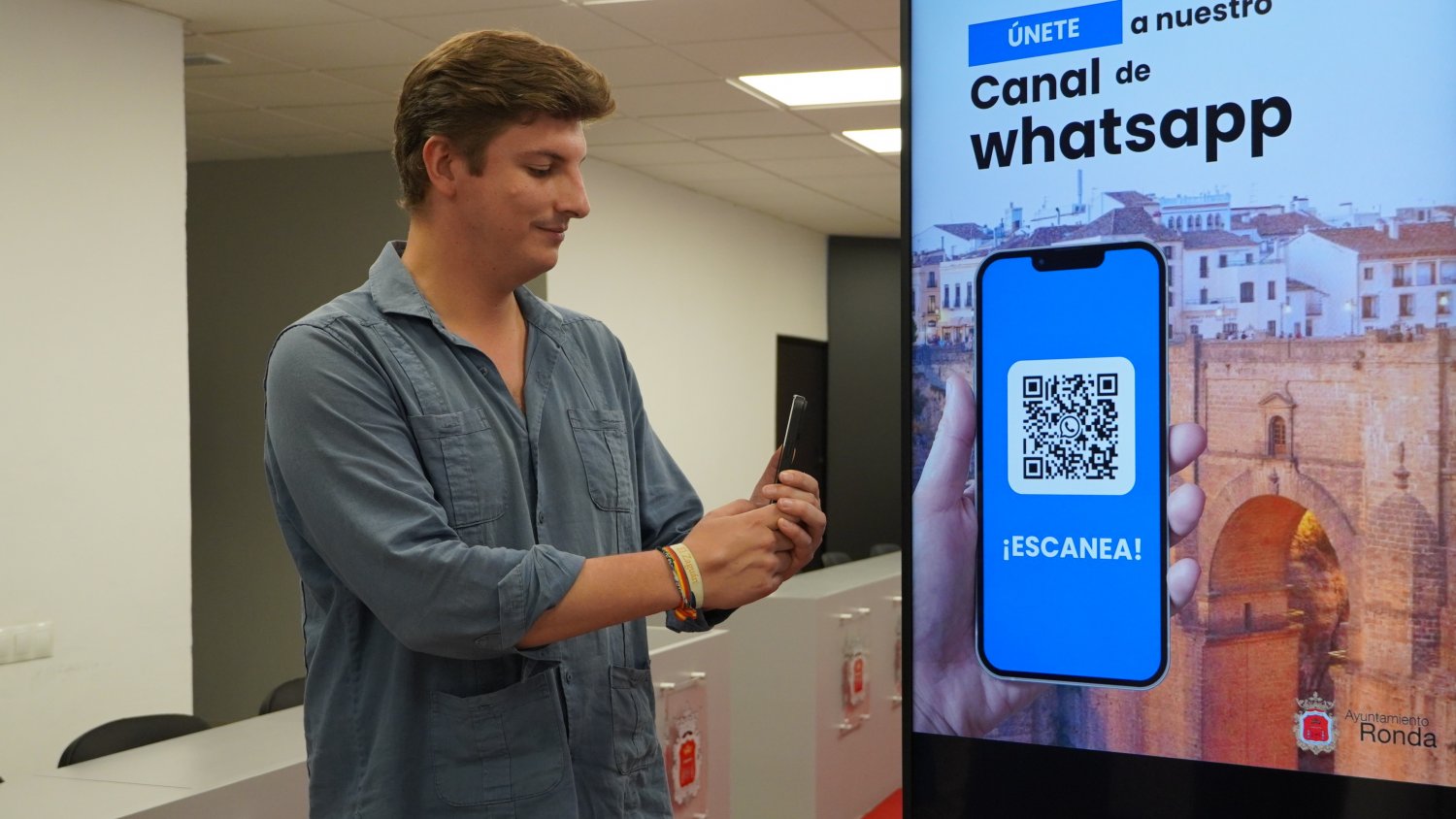 Ronda pone en marcha un canal de WhatsApp para acercar la información municipal a la ciudadanía