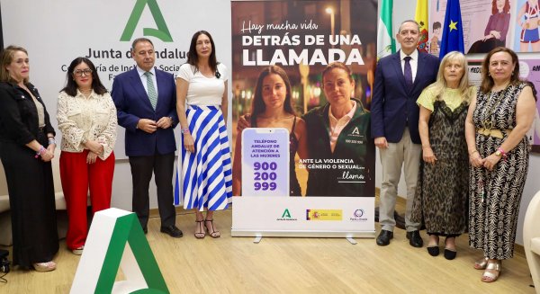 La Junta lanza el spot 'Hay mucha vida detrás de una llamada' para reforzar la lucha contra la violencia de género