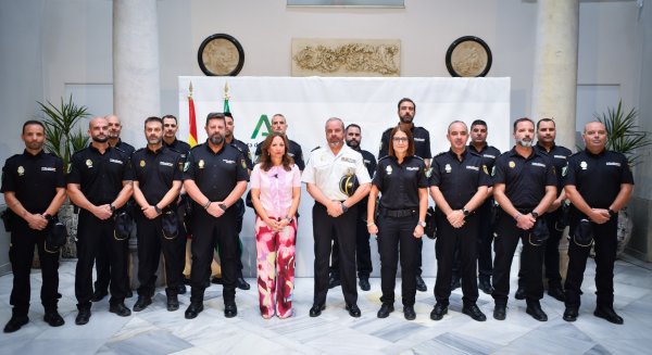 La Junta subraya la labor de la Unidad de la Policía Adscrita en Málaga con más de 4.600 intervenciones en 2025 