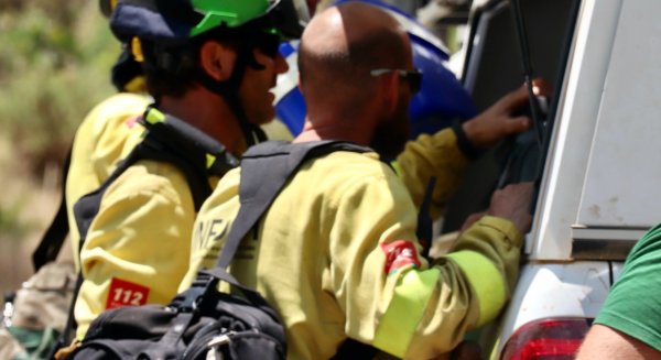 El incendio de Pujerra afecta a 2.150 hectáreas de superficie forestal