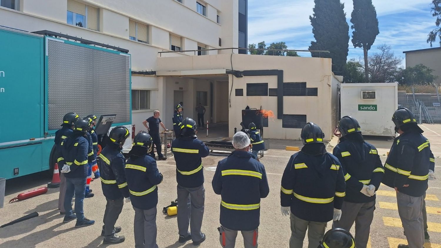 El Área Sanitaria Este de Málaga-Axarquía forma a sus profesionales en prevención de incendios