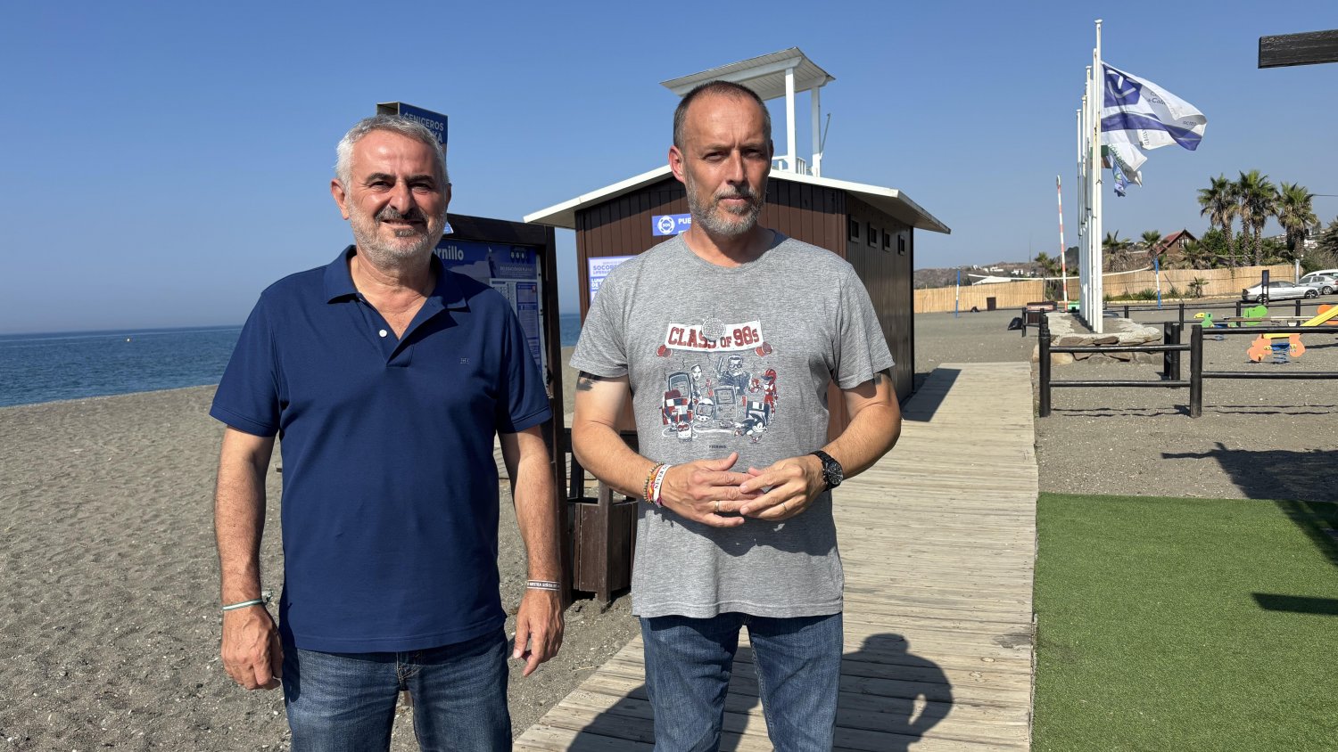 La playa del Hornillo de Almayate renueva su puesto de socorro y mejora sus equipamientos